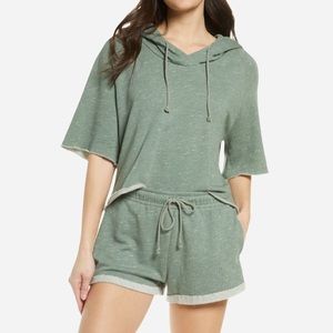 🌸New🌸 Honeydew Mornin Gear Cutoff Hoodie S & M